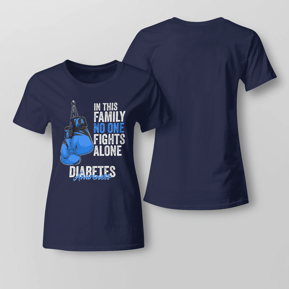 We Wear Blue Diabetes Awareness Shirt, Diabetes Survivor Support Shirt, Gift For Diabetic, Diabetes Awareness Month