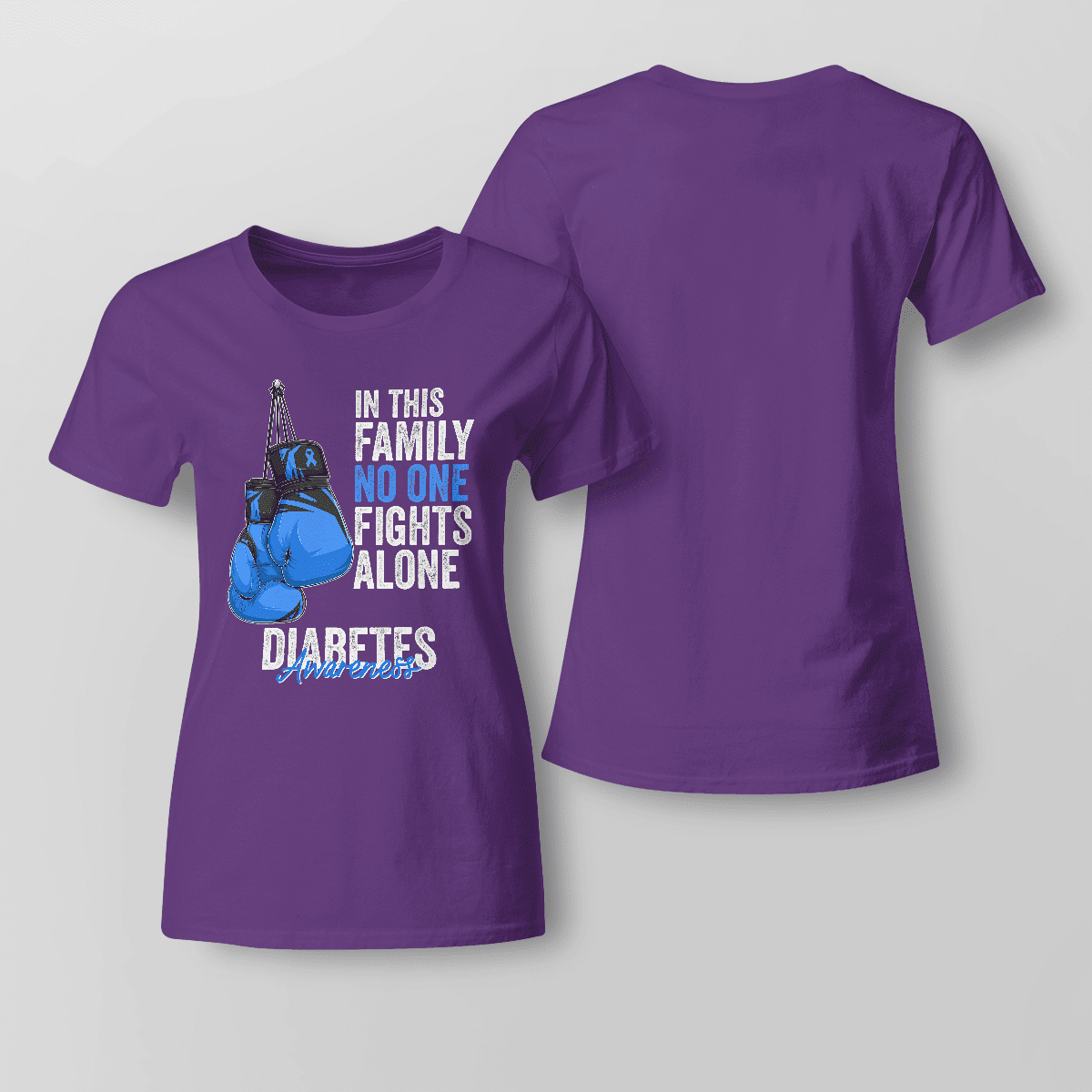 We Wear Blue Diabetes Awareness Shirt, Diabetes Survivor Support Shirt, Gift For Diabetic, Diabetes Awareness Month