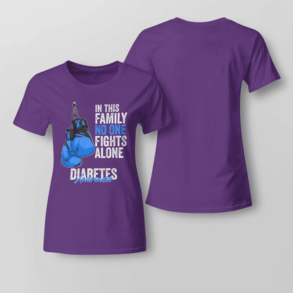 We Wear Blue Diabetes Awareness Shirt, Diabetes Survivor Support Shirt, Gift For Diabetic, Diabetes Awareness Month