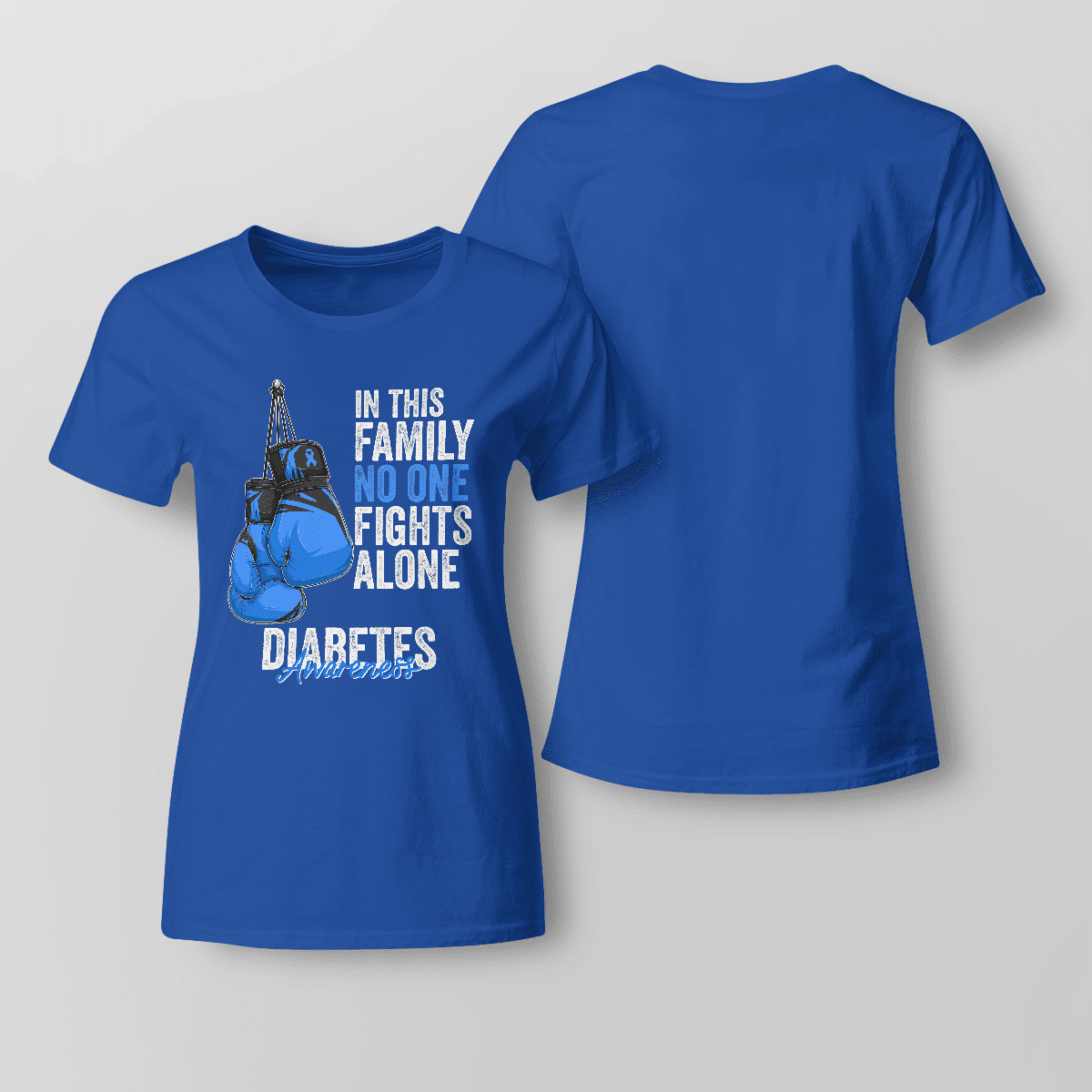 We Wear Blue Diabetes Awareness Shirt, Diabetes Survivor Support Shirt, Gift For Diabetic, Diabetes Awareness Month