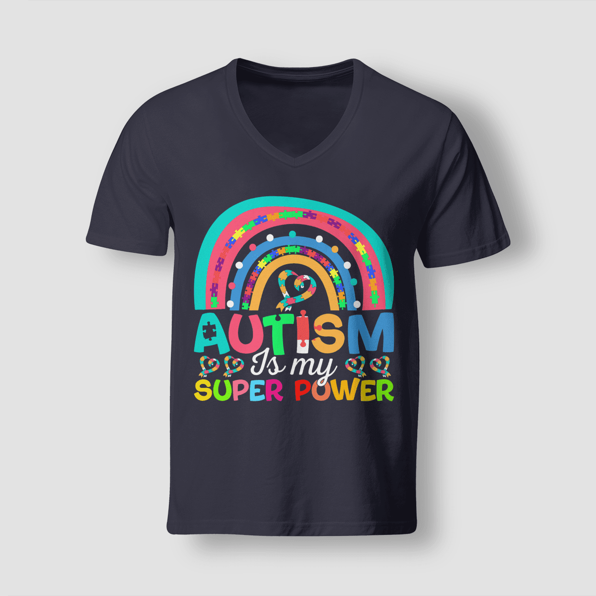 Autism Is My Super Power 2319 The Autism T-Shirt, Gift for People with Depression,
