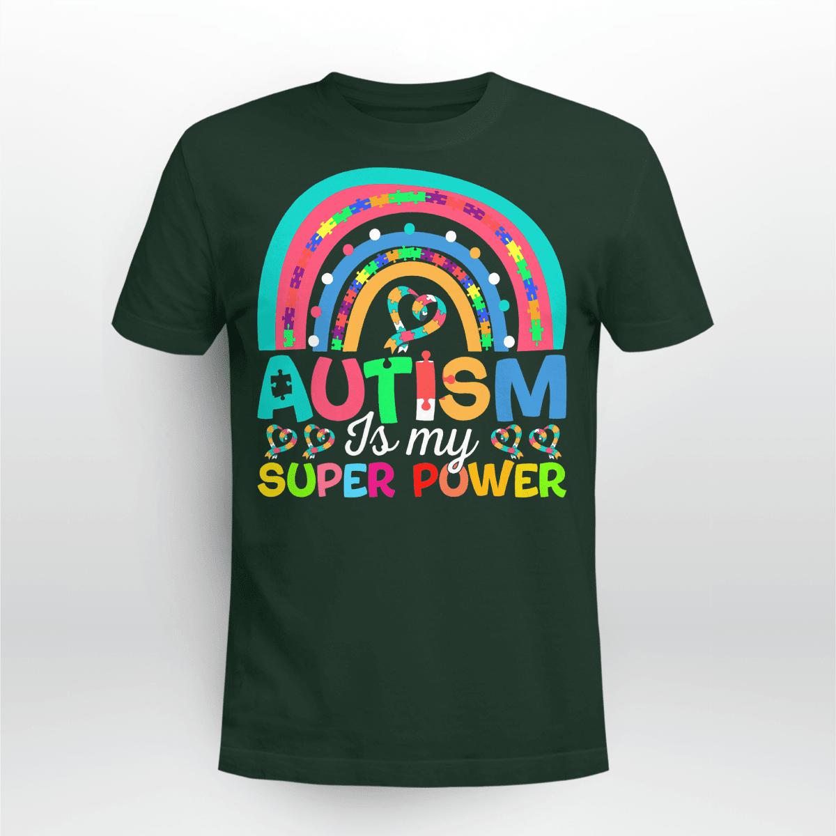 Autism Is My Super Power 2319 The Autism T-Shirt, Gift for People with Depression,