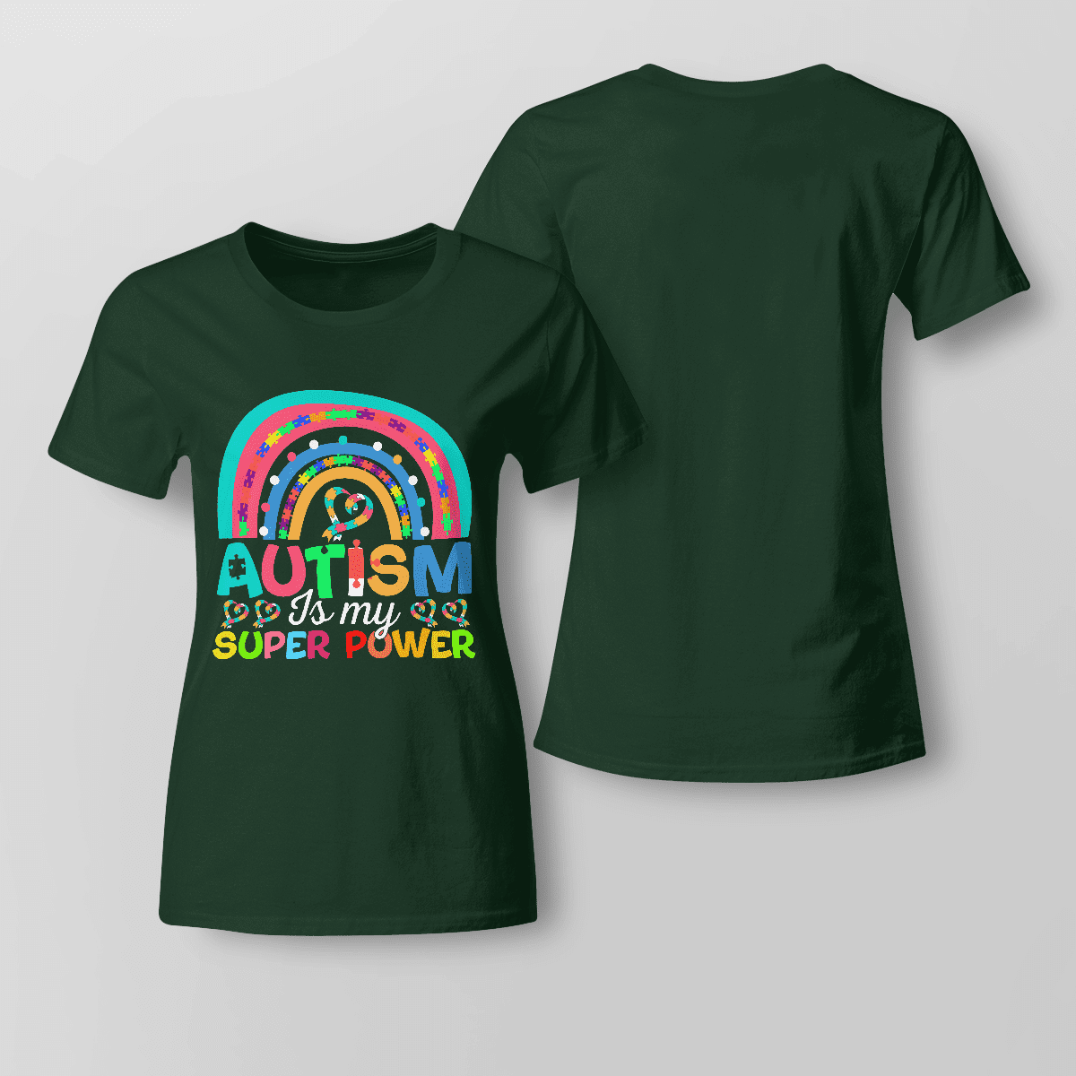 Autism Is My Super Power 2319 The Autism T-Shirt, Gift for People with Depression,