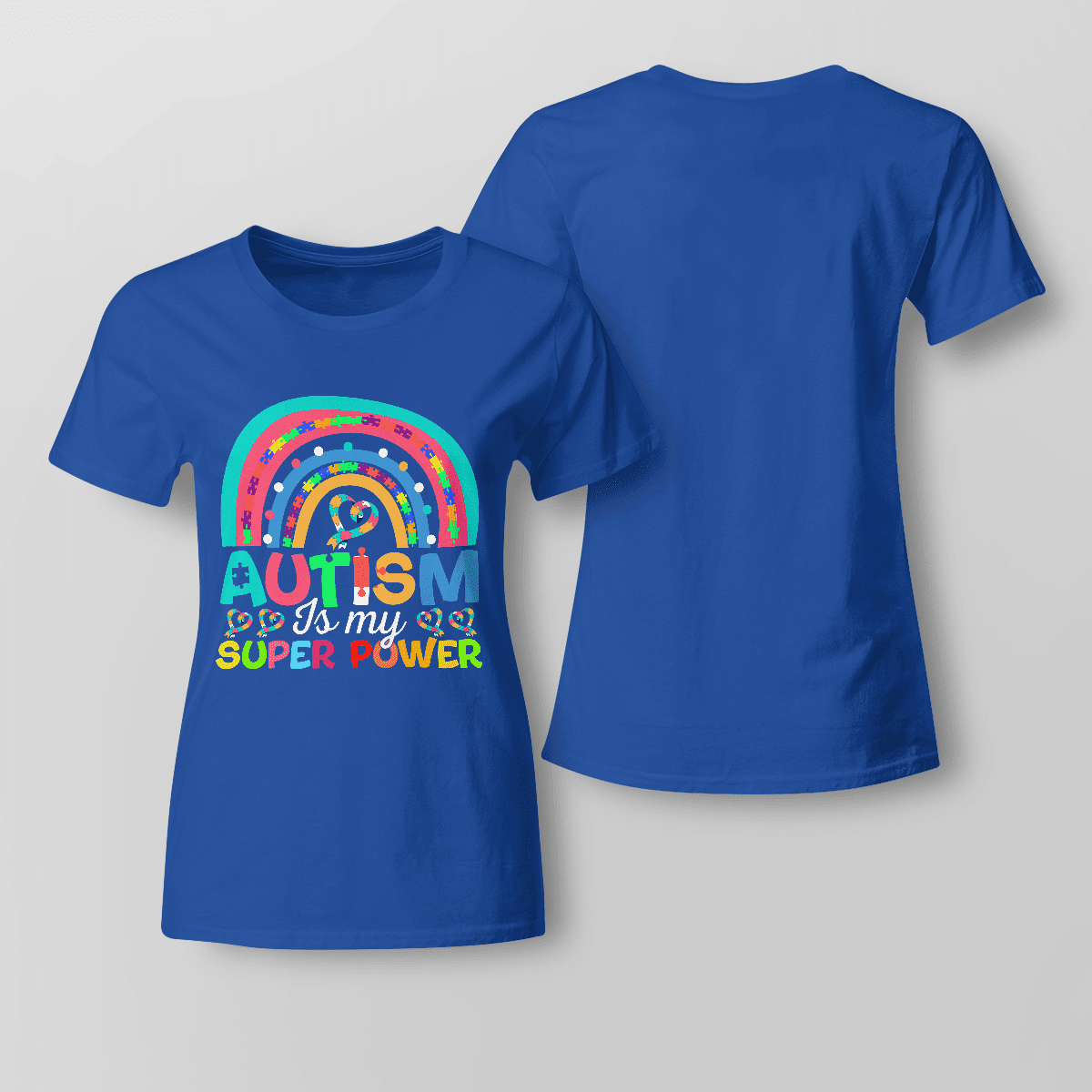 Autism Is My Super Power 2319 The Autism T-Shirt, Gift for People with Depression,