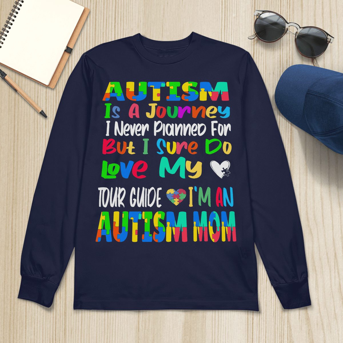 Autism Is A Journey 2319 The Autism T-Shirt, Gift for People with Depression,