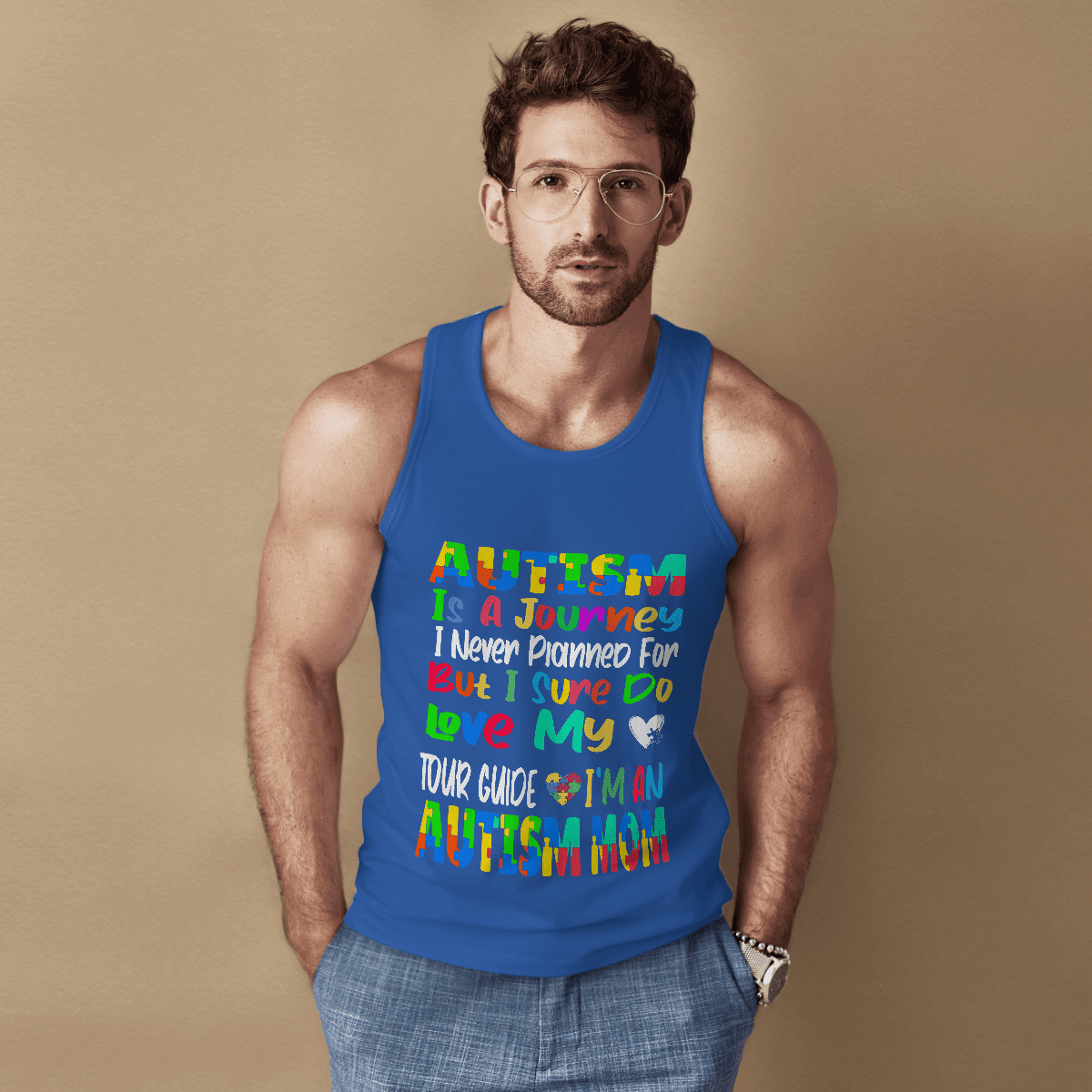 Autism Is A Journey 2319 The Autism T-Shirt, Gift for People with Depression,