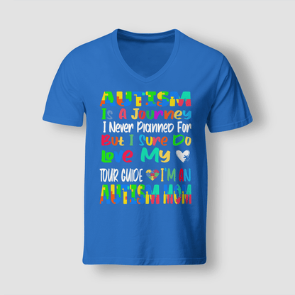 Autism Is A Journey 2319 The Autism T-Shirt, Gift for People with Depression,