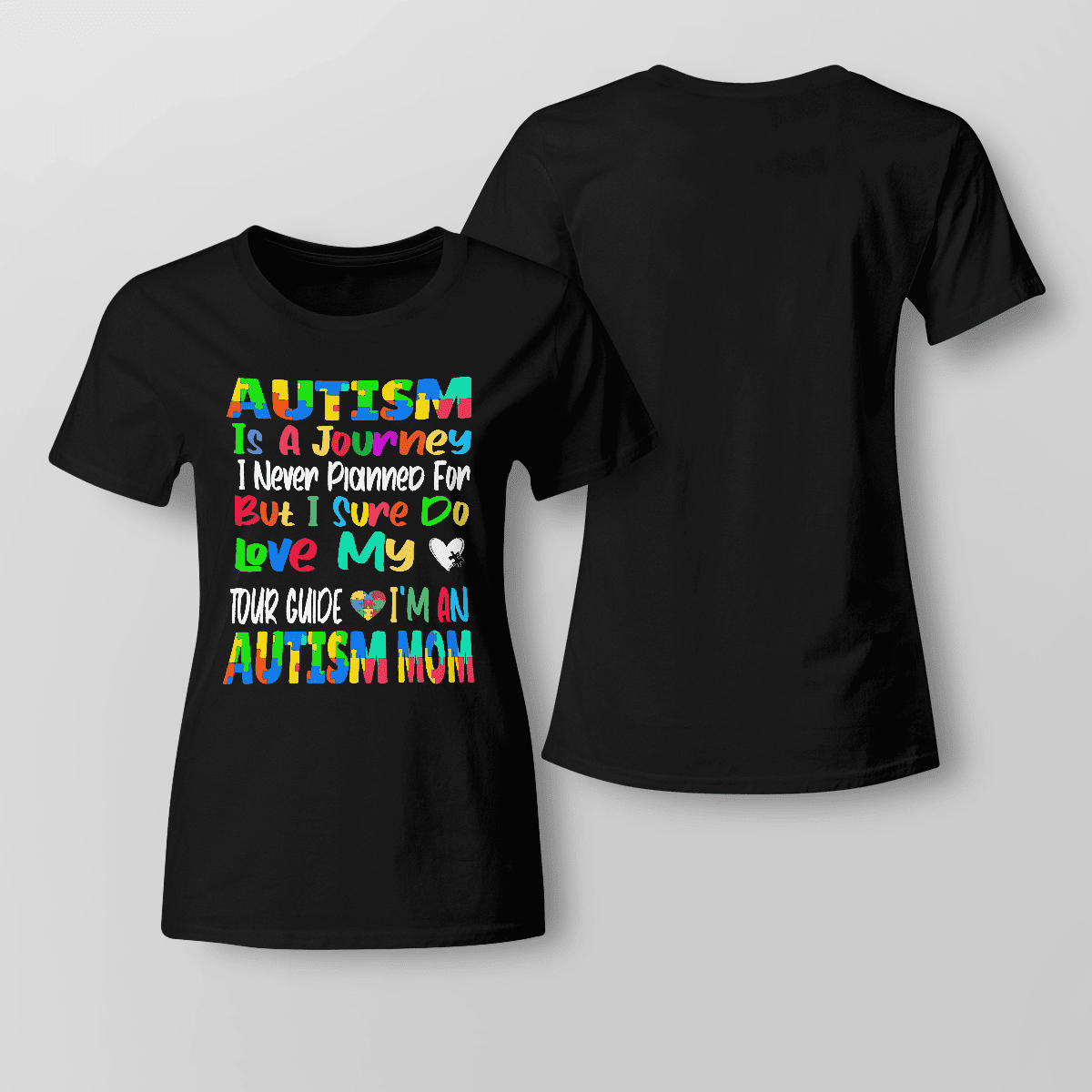 Autism Is A Journey 2319 The Autism T-Shirt, Gift for People with Depression,