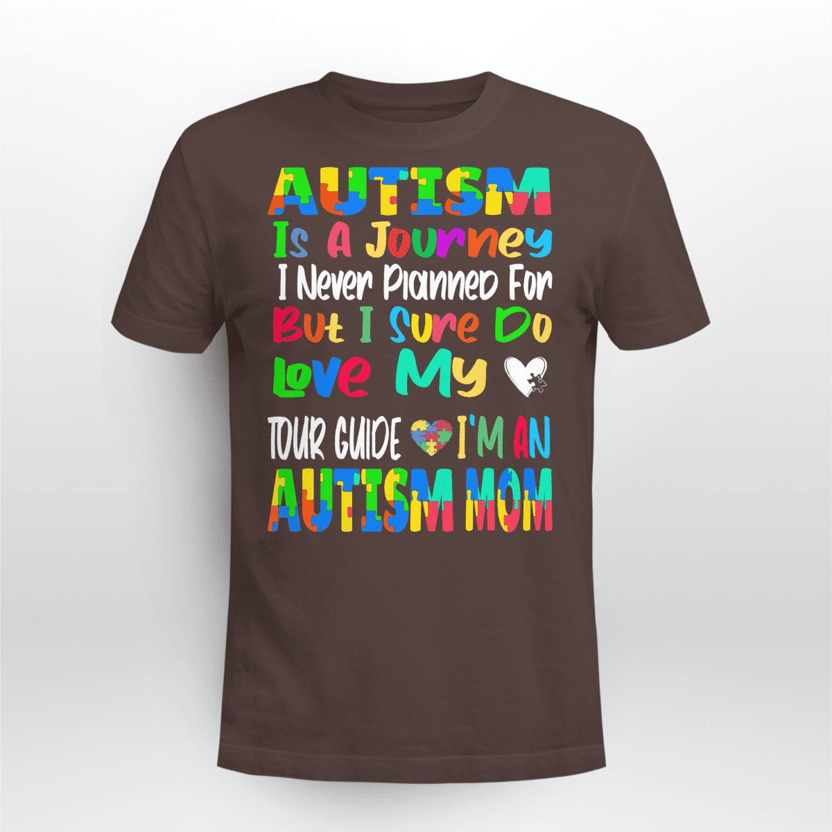 Autism Is A Journey 2319 The Autism T-Shirt, Gift for People with Depression,