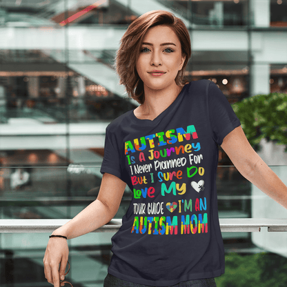 Autism Is A Journey 2319 The Autism T-Shirt, Gift for People with Depression,