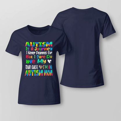 Autism Is A Journey 2319 The Autism T-Shirt, Gift for People with Depression,
