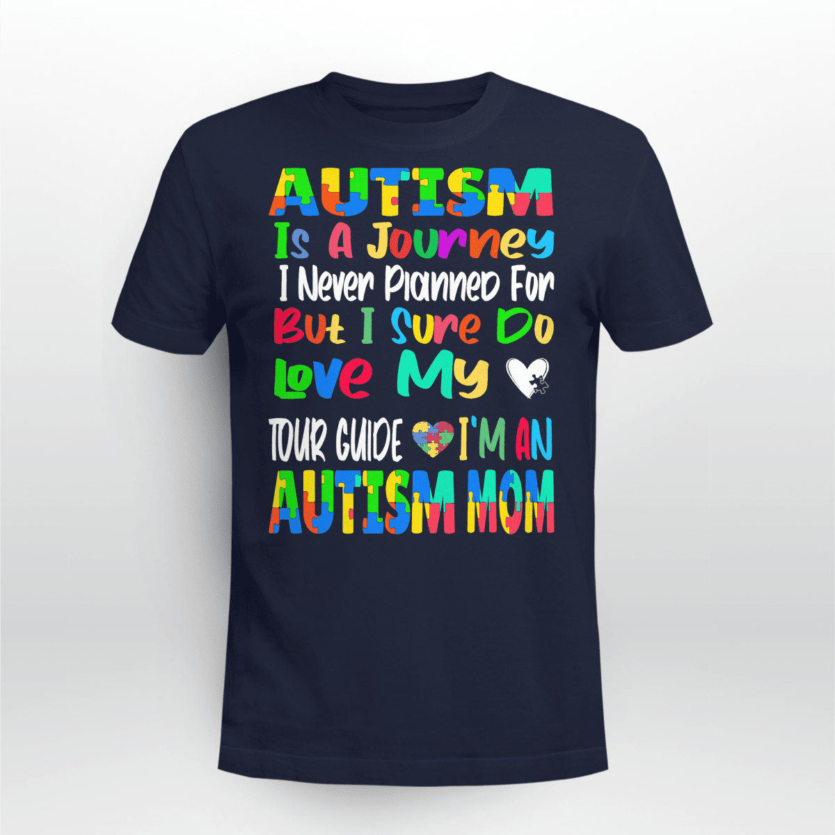 Autism Is A Journey 2319 The Autism T-Shirt, Gift for People with Depression,