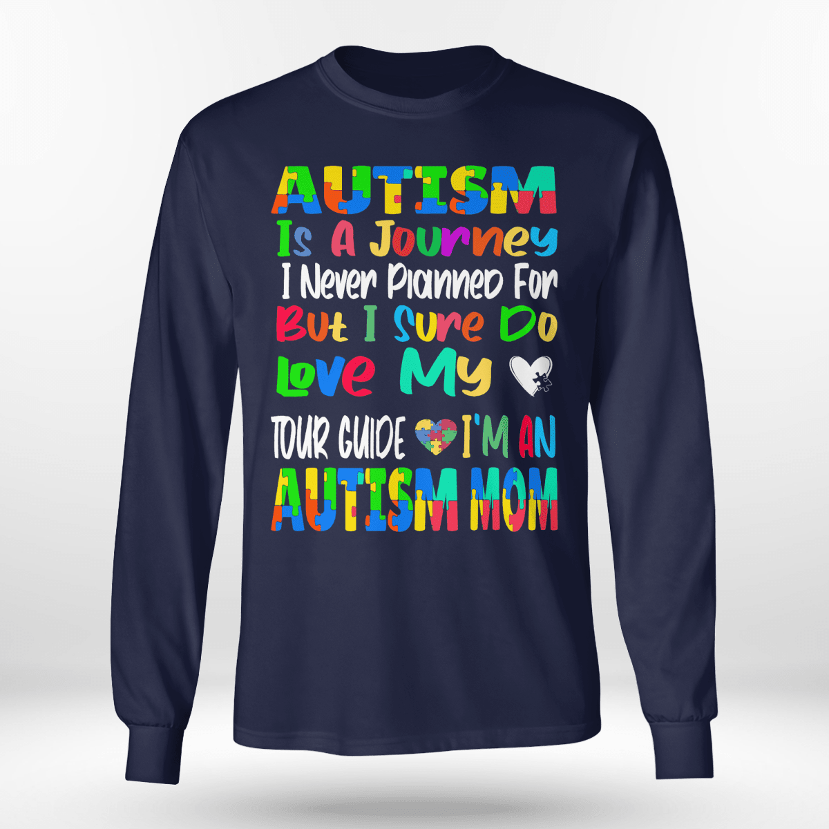 Autism Is A Journey 2319 The Autism T-Shirt, Gift for People with Depression,