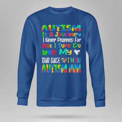 Autism Is A Journey 2319 The Autism T-Shirt, Gift for People with Depression,