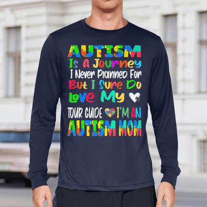 Autism Is A Journey 2319 The Autism T-Shirt, Gift for People with Depression,