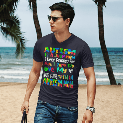 Autism Is A Journey 2319 The Autism T-Shirt, Gift for People with Depression,
