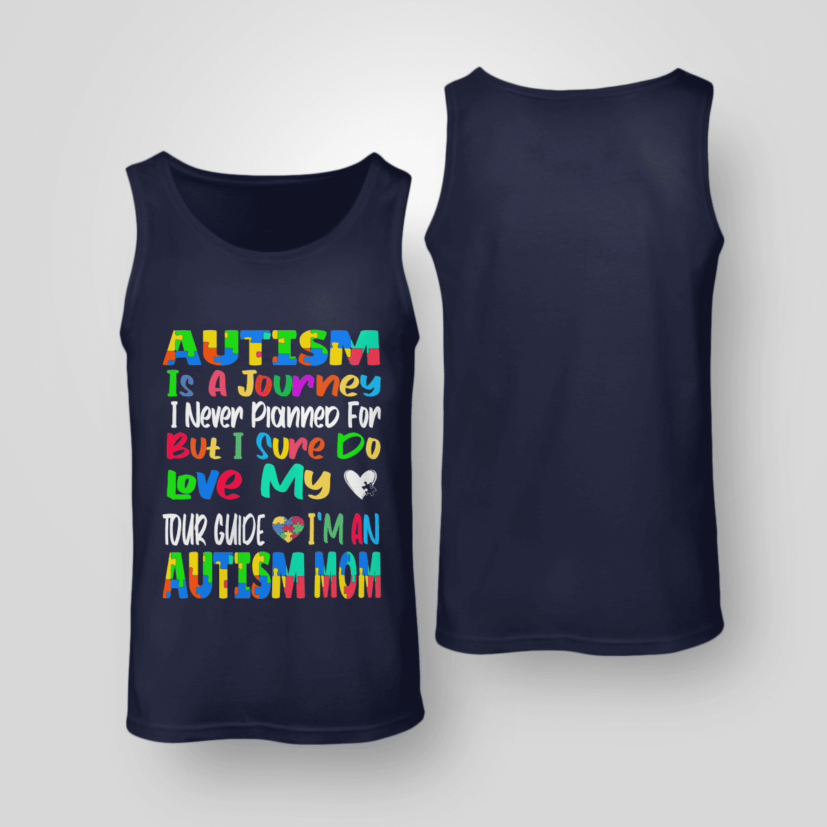 Autism Is A Journey 2319 The Autism T-Shirt, Gift for People with Depression,