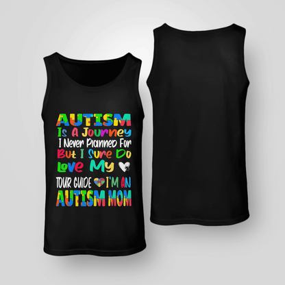 Autism Is A Journey 2319 The Autism T-Shirt, Gift for People with Depression,