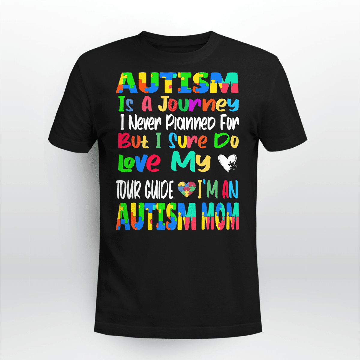 Autism Is A Journey 2319 The Autism T-Shirt, Gift for People with Depression,
