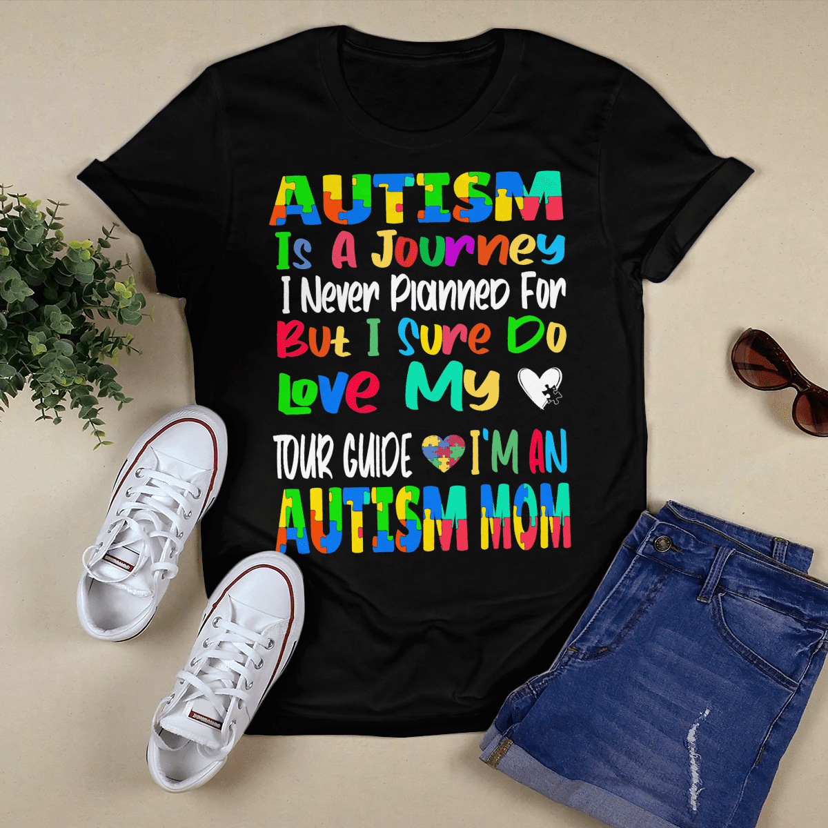 Autism Is A Journey 2319 The Autism T-Shirt, Gift for People with Depression,