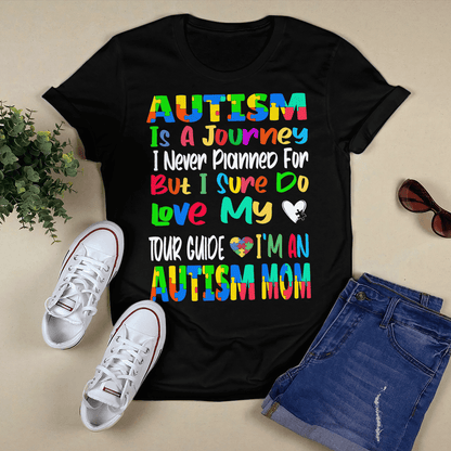 Autism Is A Journey 2319 The Autism T-Shirt, Gift for People with Depression,