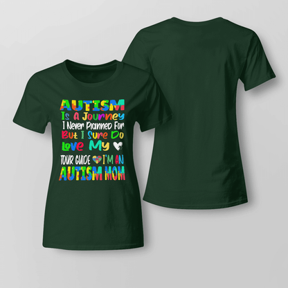 Autism Is A Journey 2319 The Autism T-Shirt, Gift for People with Depression,