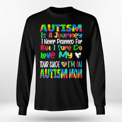 Autism Is A Journey 2319 The Autism T-Shirt, Gift for People with Depression,