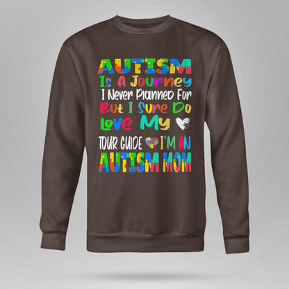Autism Is A Journey 2319 The Autism T-Shirt, Gift for People with Depression,