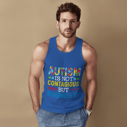 Autism Is Not Contagious 2319 The Autism T-Shirt, Gift for People with Depression,