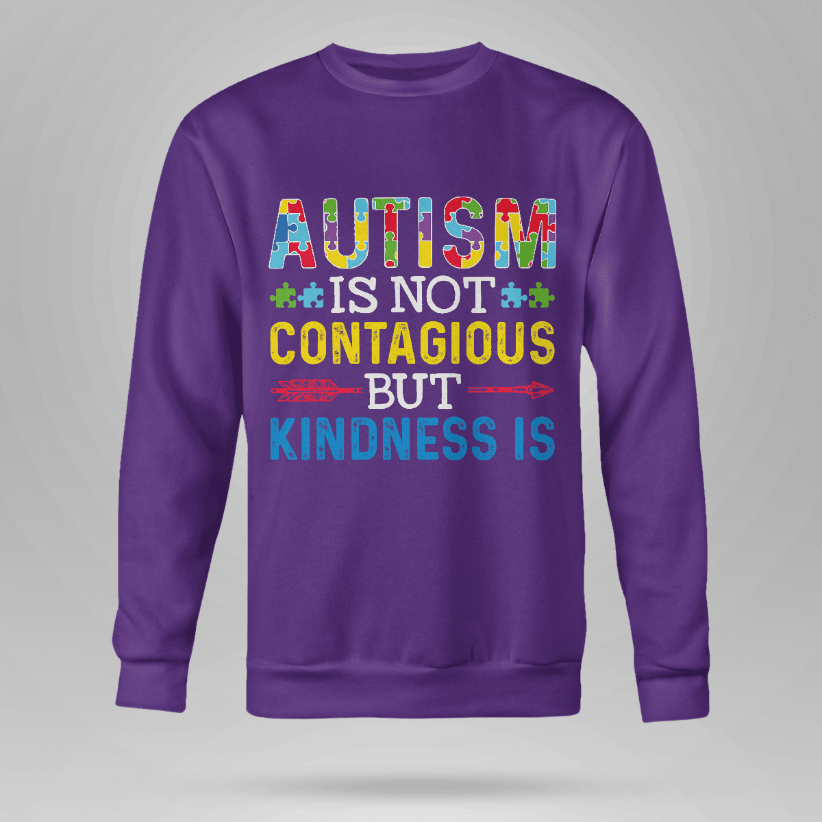 Autism Is Not Contagious 2319 The Autism T-Shirt, Gift for People with Depression,
