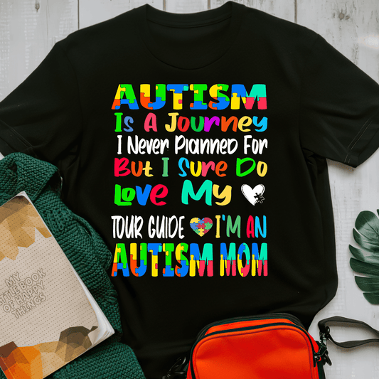 Autism Is A Journey 2319 The Autism T-Shirt, Gift for People with Depression,