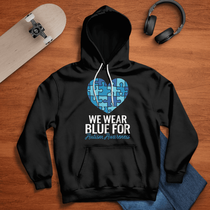 We Wear Blue The Autism T-Shirt, Gift for People with Depression,