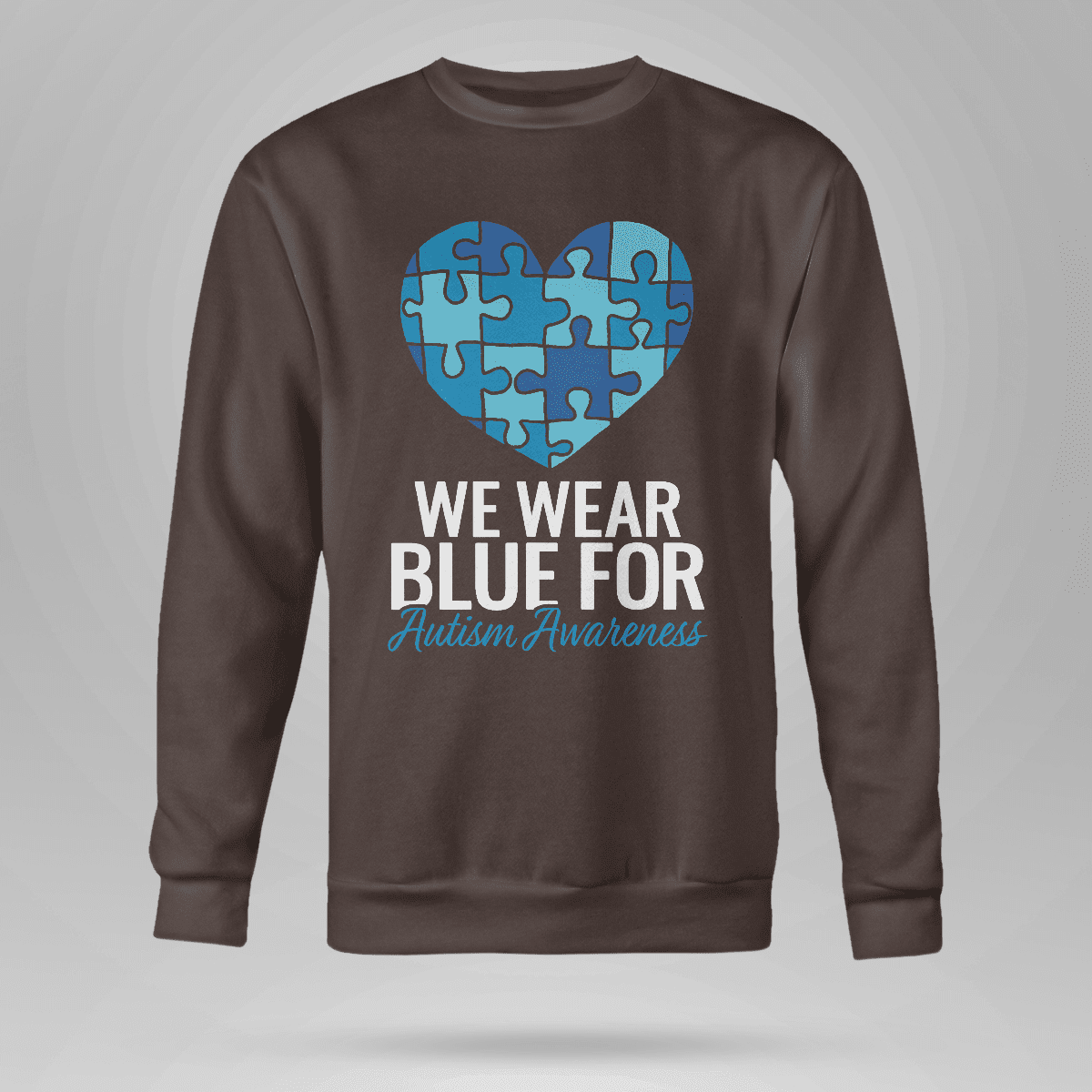 We Wear Blue The Autism T-Shirt, Gift for People with Depression,