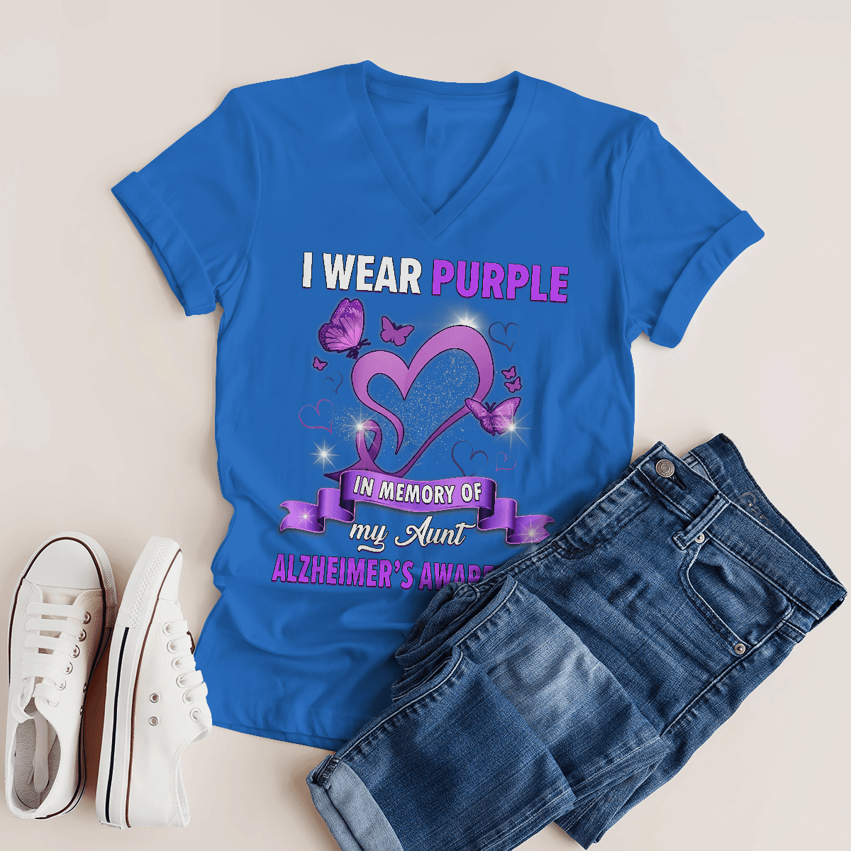 I Wear Purple For My Aunt