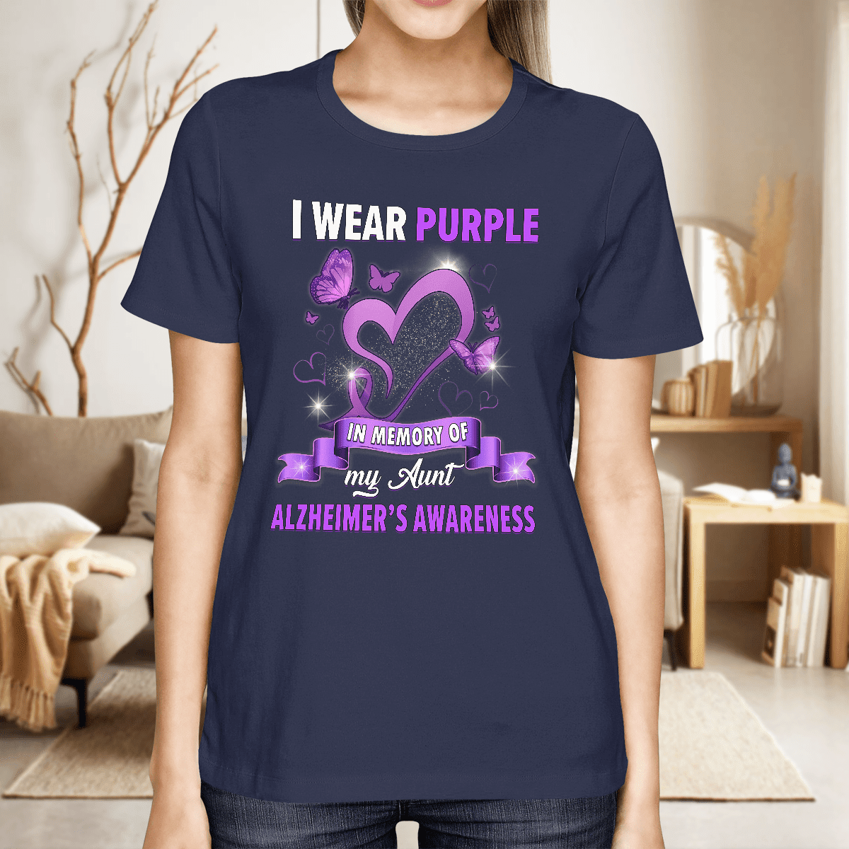 I Wear Purple For My Aunt