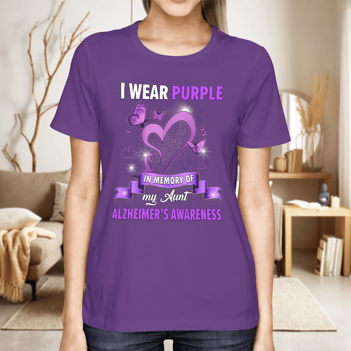 I Wear Purple For My Aunt