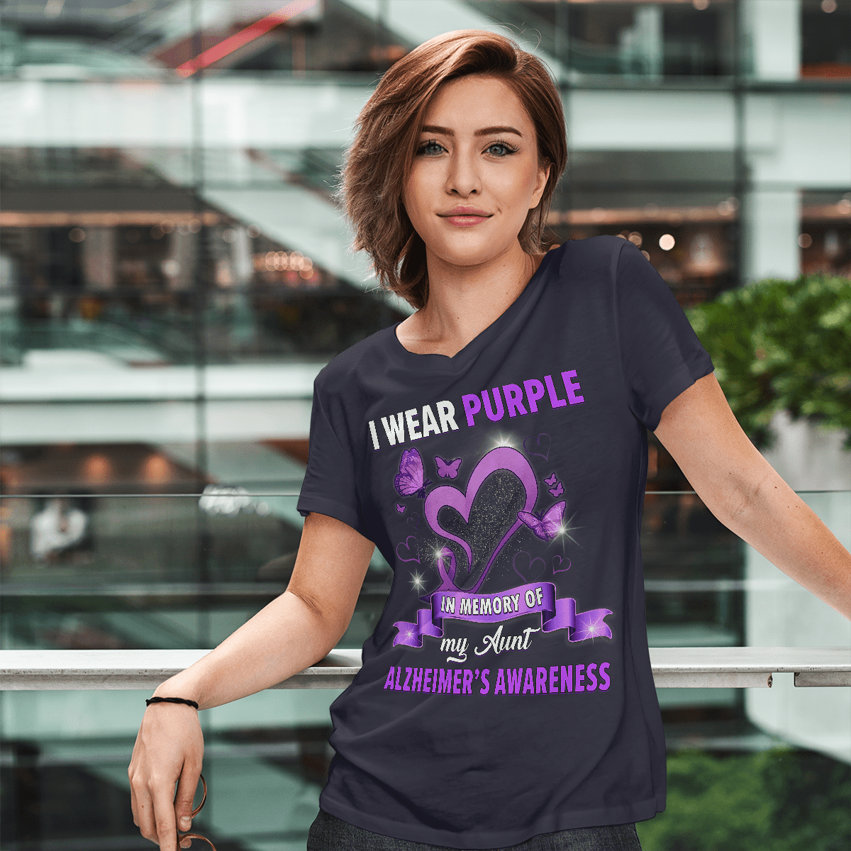 I Wear Purple For My Aunt