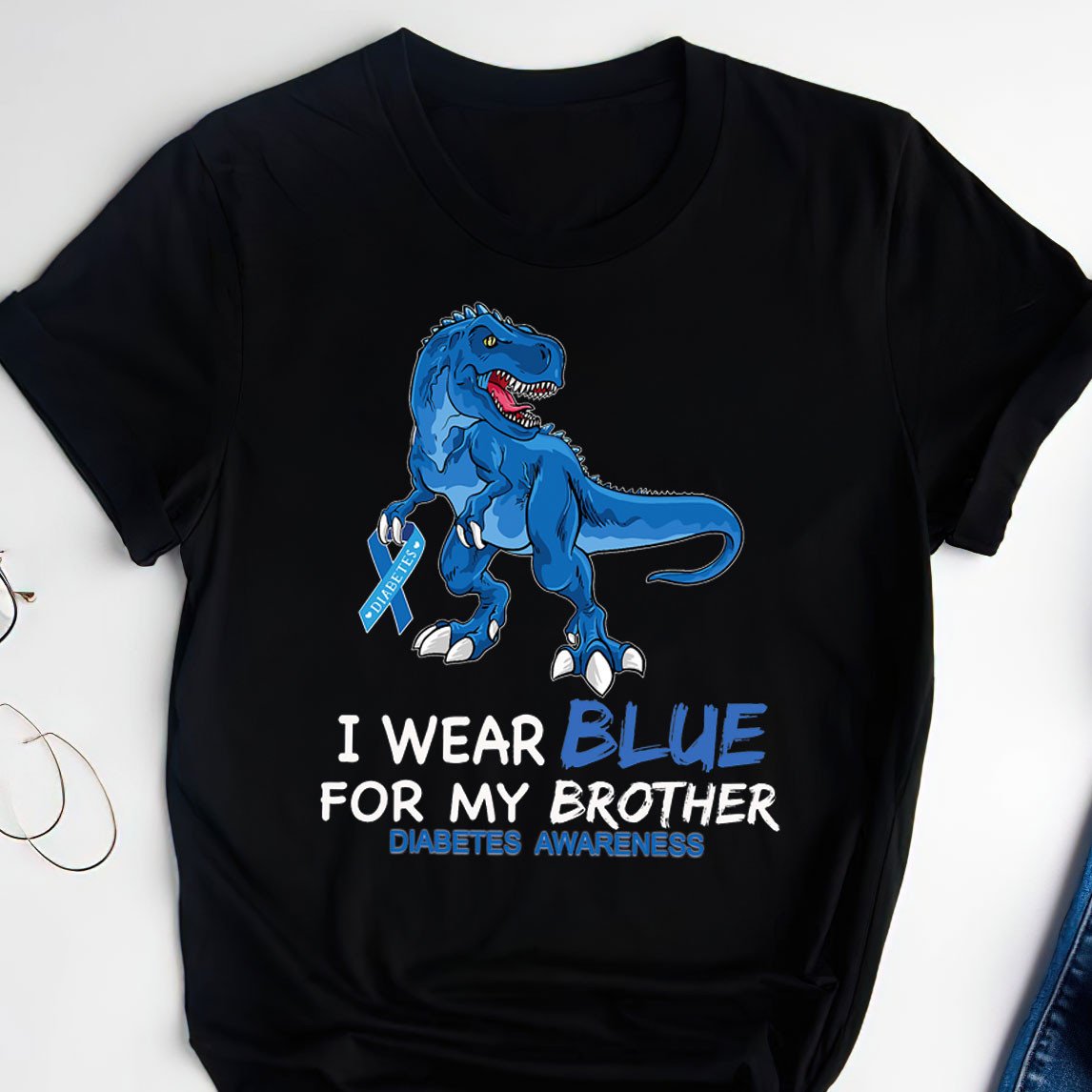 I Wear Blue For My Brother