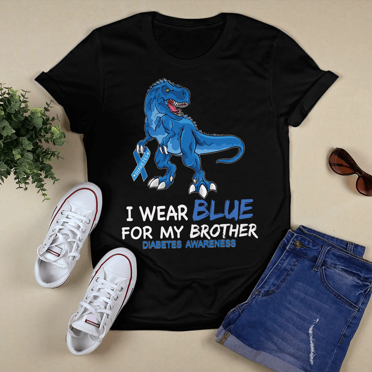 I Wear Blue For My Brother