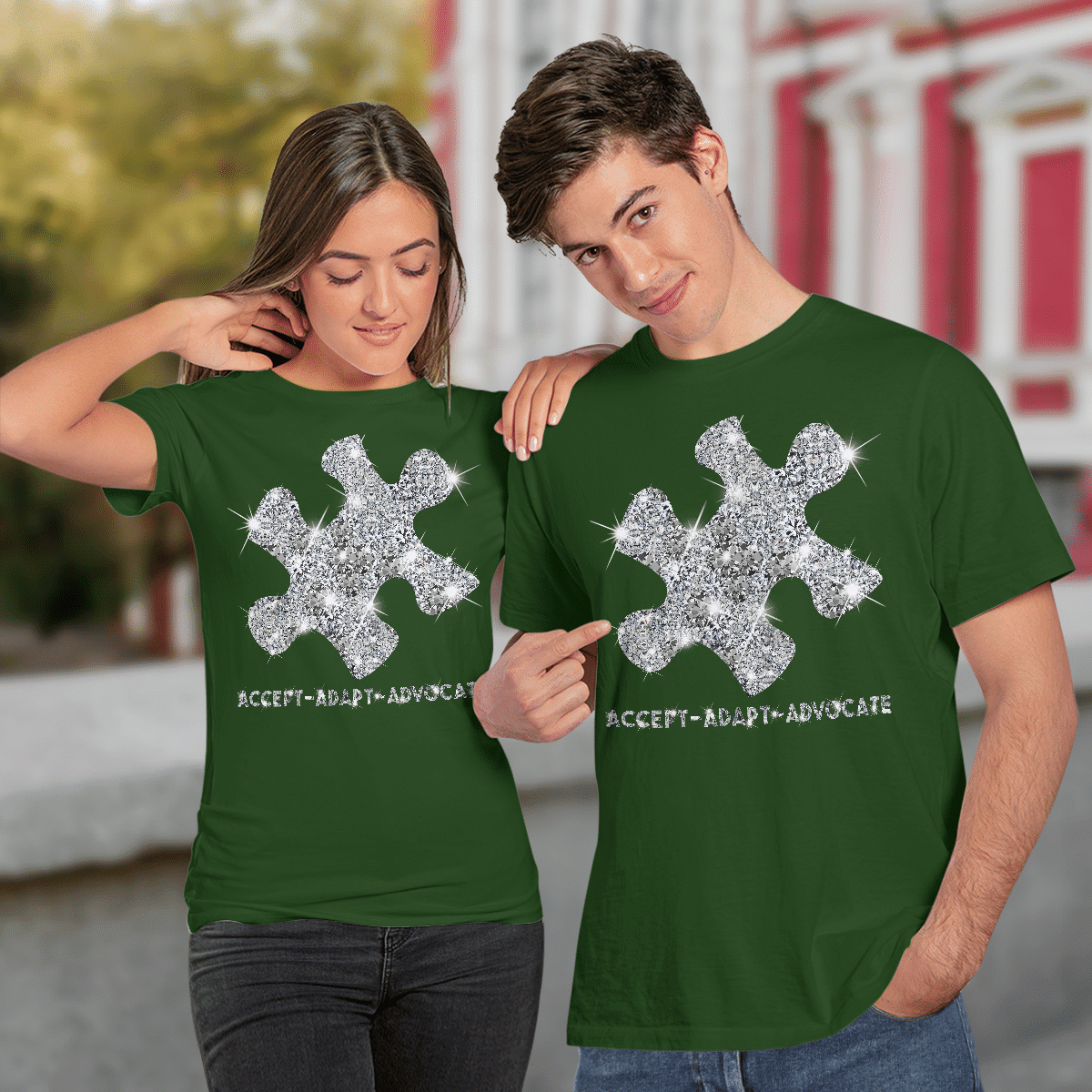 Act - Adapt - Advocate The Autism T-Shirt, Gift for People with Depression,