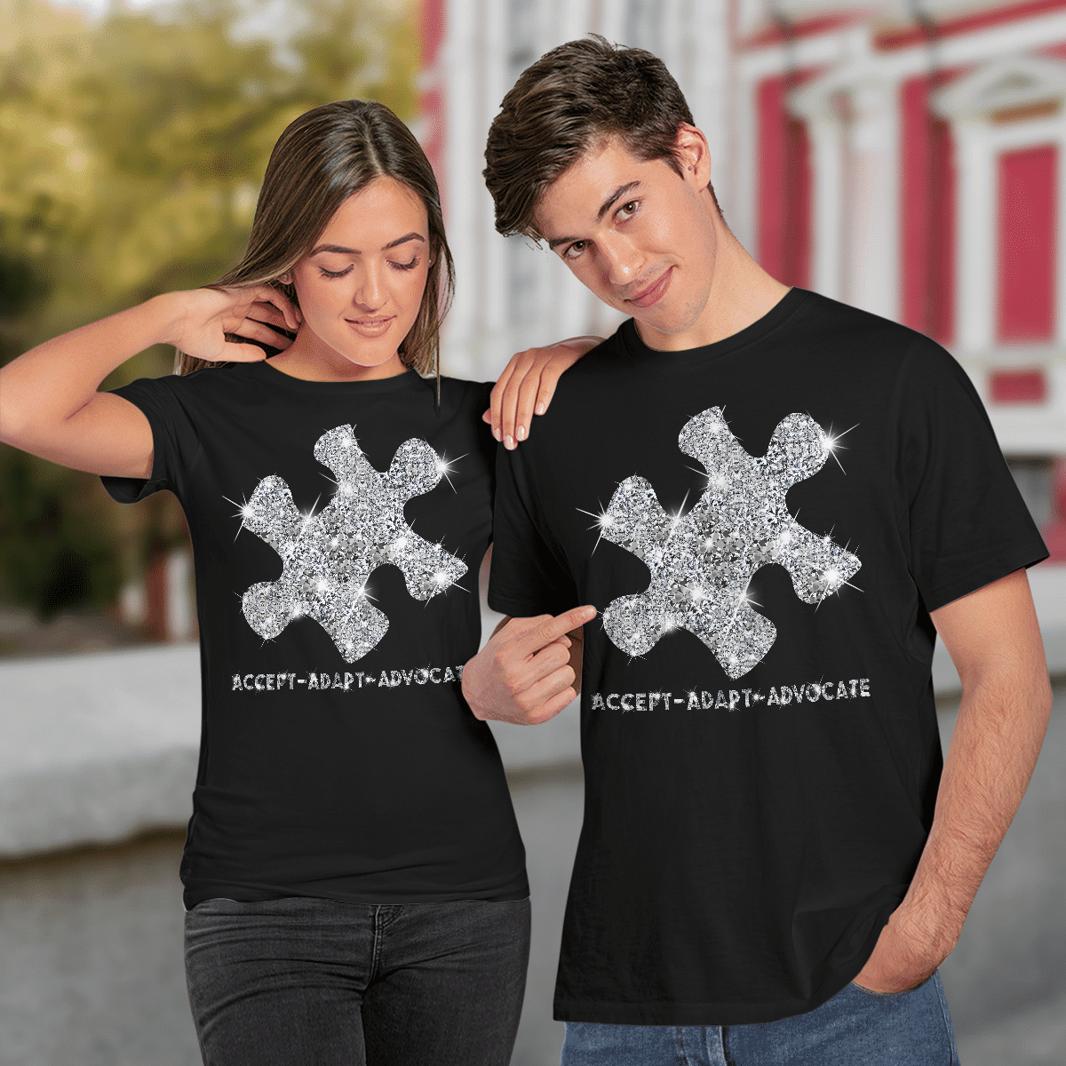 Act - Adapt - Advocate The Autism T-Shirt, Gift for People with Depression,