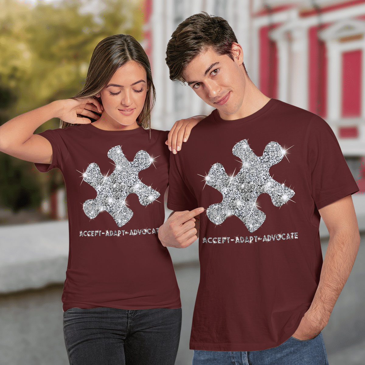 Act - Adapt - Advocate The Autism T-Shirt, Gift for People with Depression,