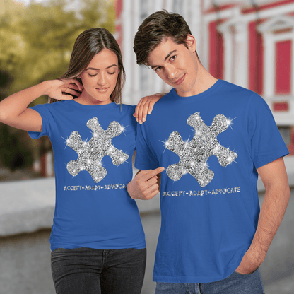 Act - Adapt - Advocate The Autism T-Shirt, Gift for People with Depression,
