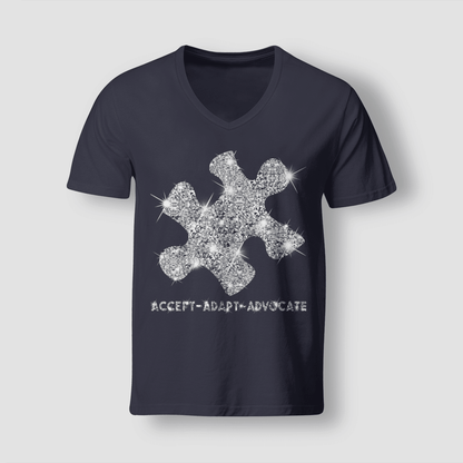 Act - Adapt - Advocate The Autism T-Shirt, Gift for People with Depression,