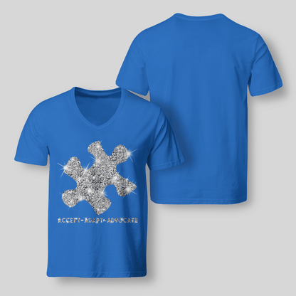 Act - Adapt - Advocate The Autism T-Shirt, Gift for People with Depression,