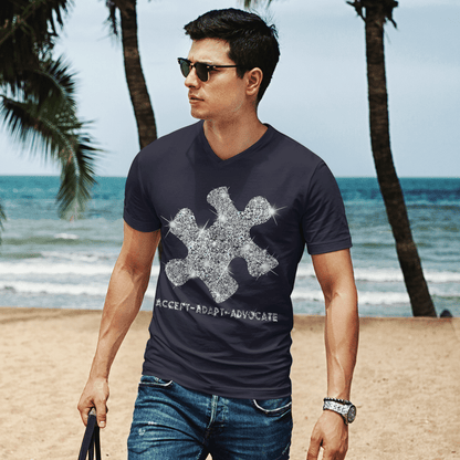 Act - Adapt - Advocate The Autism T-Shirt, Gift for People with Depression,