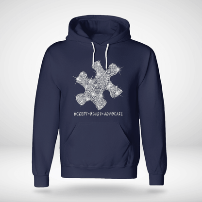 Act - Adapt - Advocate The Autism T-Shirt, Gift for People with Depression,