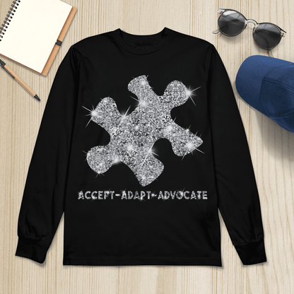 Act - Adapt - Advocate The Autism T-Shirt, Gift for People with Depression,