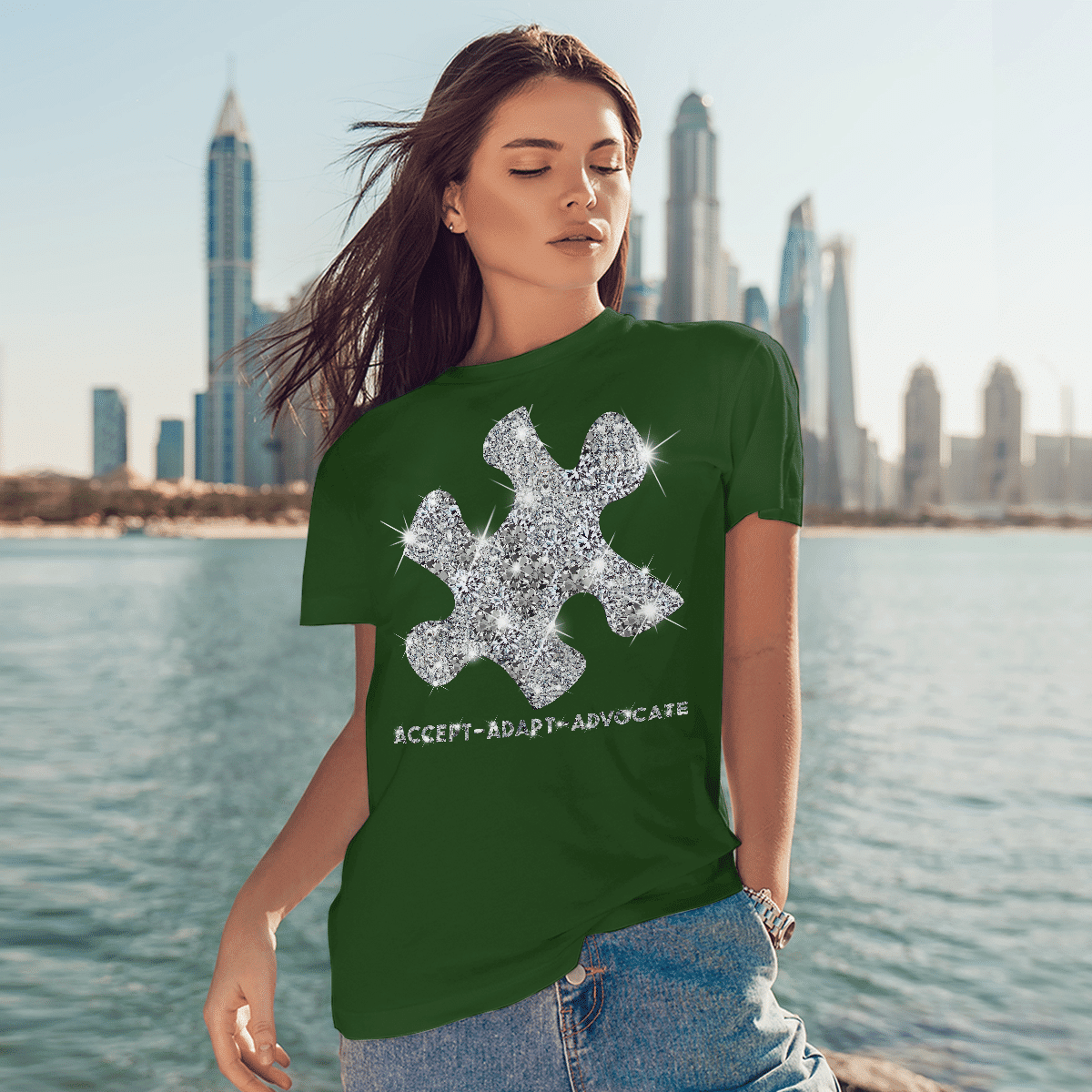 Act - Adapt - Advocate The Autism T-Shirt, Gift for People with Depression,