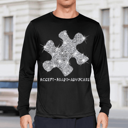 Act - Adapt - Advocate The Autism T-Shirt, Gift for People with Depression,